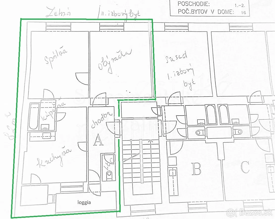 2-izb.82m2, 2p/3, čiastočná, Letná, St.mesto náhľad 15